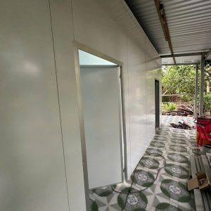 Thi công vách ngăn panel EPS cách âm cách nhiệt