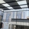 Khung chuồng cọp sắt hộp bảo vệ sân thượng nhà phố