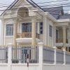 Hàng rào sắt biệt thự tân cổ điển sơn nhũ đồng