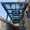 Thi công mái kính sảnh đón biệt thự cao cấp