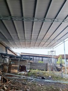 Gia công khung kèo dầm dốc thoát nước tại xưởng Cơ Khí An Tân Phát
